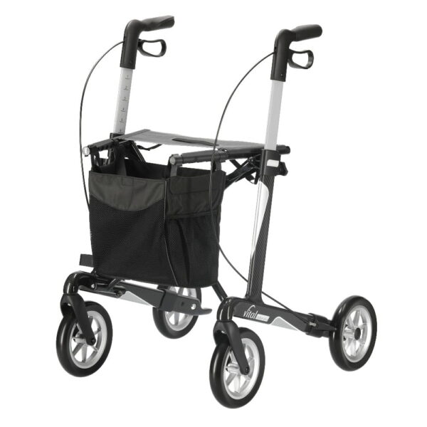 Rollator vital carbon plus schwarz