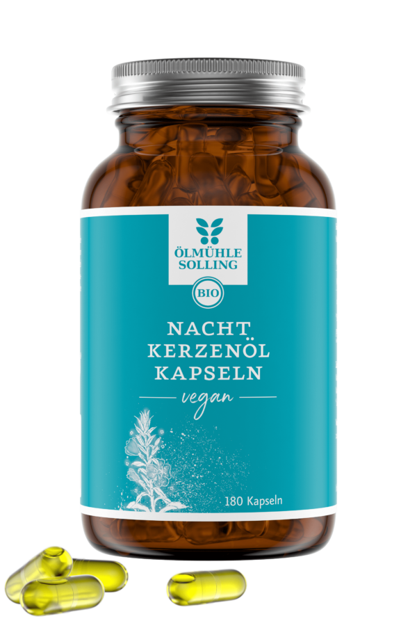 Nachtkerzenöl Kapseln vegan 180 Kapseln 108 g