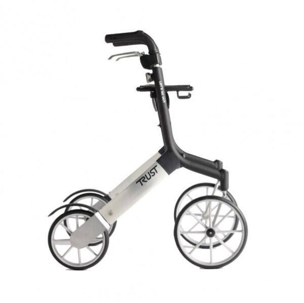 Trust Care Outdoor Rollator Let's Go Out schwarz silber